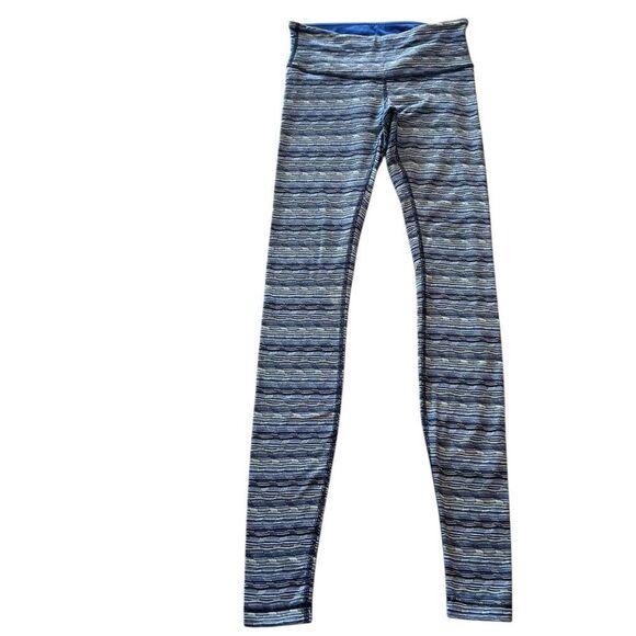 Lululemon Wunder Under Space Dye Twist Sapphire Blue Multi Size 4 - Picture 1 of 5